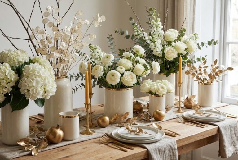 hanuka white and gold