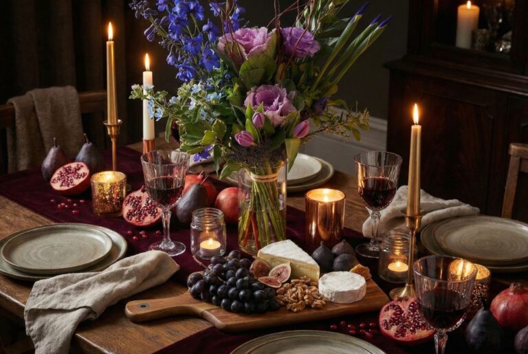 המדריך לעיצוב שולחן חורפי שעוצר נשימה פתיח רגשי